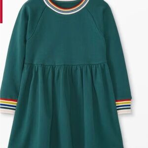 Hanna Andersson Teal Long Sleeve Dress